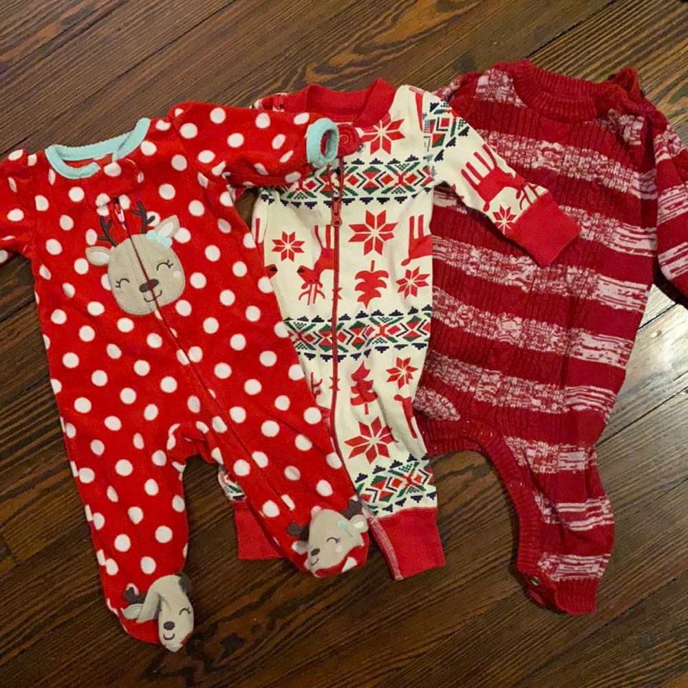 NB Christmas Onesie Bundle